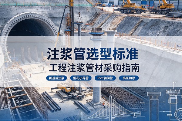 泌阳注浆管选型标准