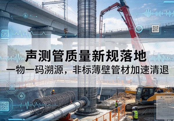 泌阳声测管质量新规落地，一物一码溯源，非标薄壁管材加速清退