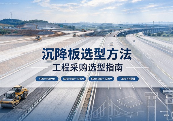 泌阳沉降板选择方法